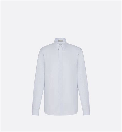 dior ombre shirt|Dior oblique button placket.